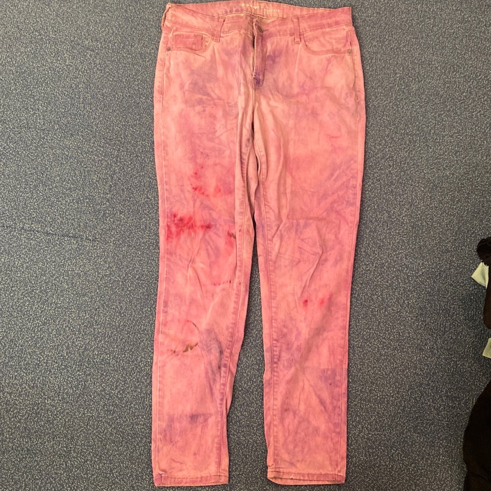 Hand dyed super soft stretch jeans